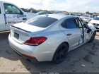 2019 Genesis G70 3.3t Advanced Silver vin: KMTG34LE6KU012333