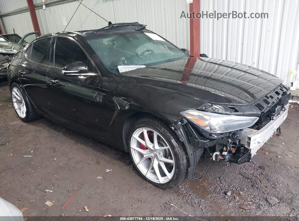KMTG34LE8KU034351 2019 GENESIS G70 Black Delantero derecho