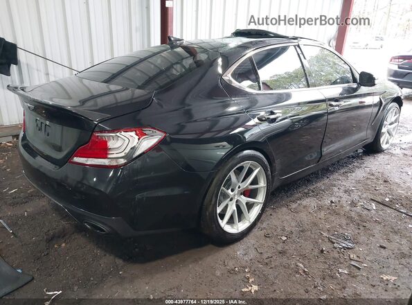 KMTG34LE8KU034351 2019 GENESIS G70 Black Trasero derecho