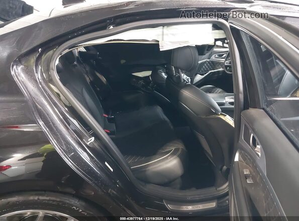 KMTG34LE8KU034351 2019 GENESIS G70 Black Vista de la etiqueta del VIN