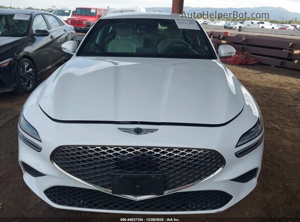 KMTG34SC1RU142840 2024 GENESIS G70 Белый Вид спереди
