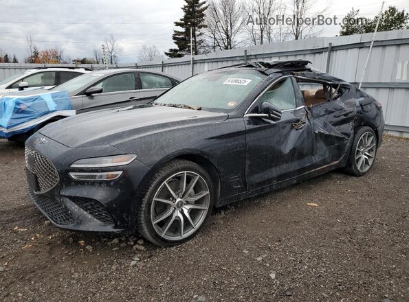 KMTG34TA7PU122196 2023 GENESIS G70 Черный Передняя левая четверть