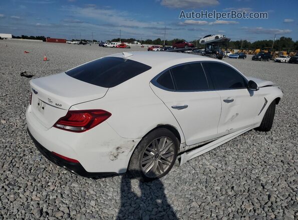KMTG64LA4MU075714 2021 GENESIS G70 Белый Задняя правая четверть