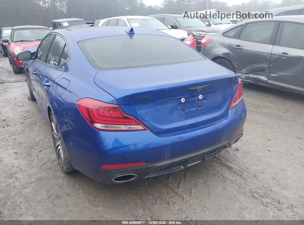 KMTG74LE4LU063707 2020 GENESIS G70 Синий Задняя левая четверть