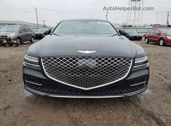 KMTGB4SC2MU046047 2021 GENESIS G80 Black Widok z przodu