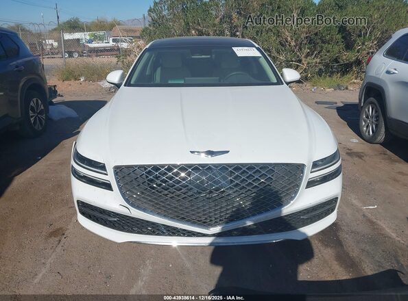 KMTGB4SC8PU145007 2023 GENESIS G80 Белый Вид задней части салона