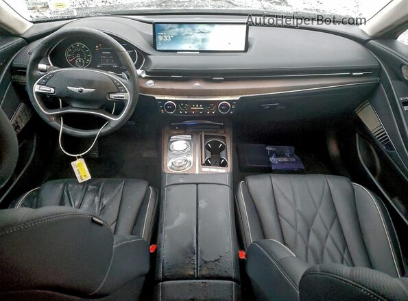 KMTGC4SD4MU045195 2021 GENESIS G80 Gray Vista del salpicadero