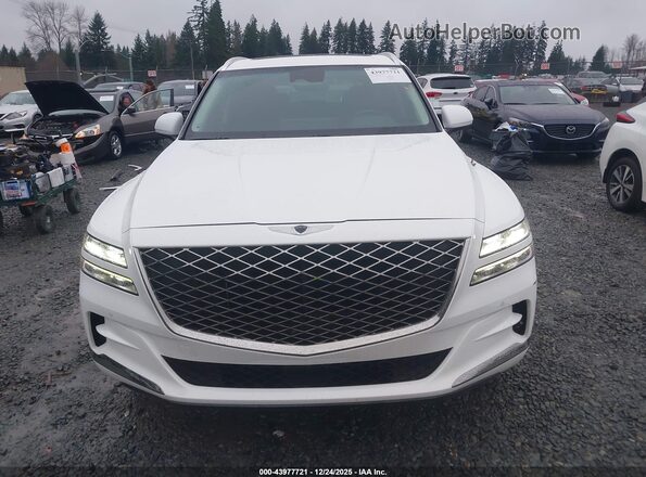 KMUHCESC0RU160199 2024 GENESIS GV80 White Вид задньої частини салону
