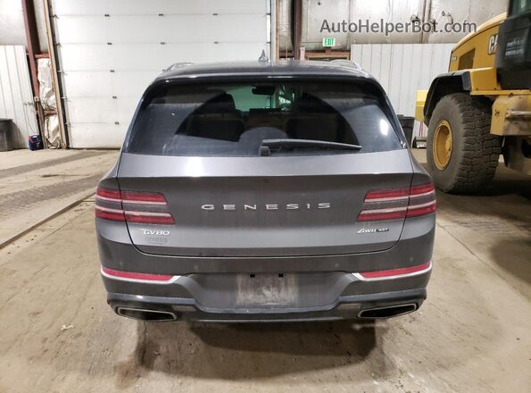 KMUHCESC1NU077486 2022 GENESIS GV80 Gray Widok z tyłu