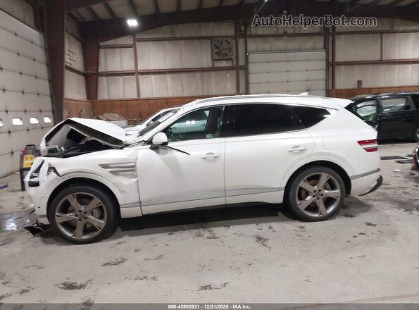 KMUHCESC9RU159987 2024 GENESIS GV80 White Widok wnętrza 360 stopni