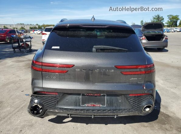KMUMCDTC2NU041958 2022 GENESIS GV70 Gray Vista trasera
