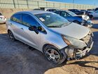 2016 Kia Rio Lx Silver vin: KNADM4A37G6653371