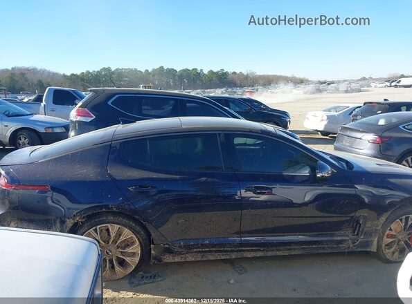 KNAE35LC9L6084947 2020 KIA STINGER Синий Вид задней части салона