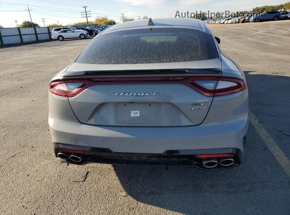 KNAE35LC9M6097358 2021 KIA STINGER Серый Вид сзади