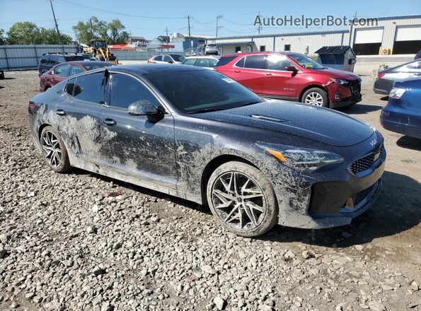 KNAE35LD0P6137517 2023 KIA STINGER Серый Передняя правая четверть