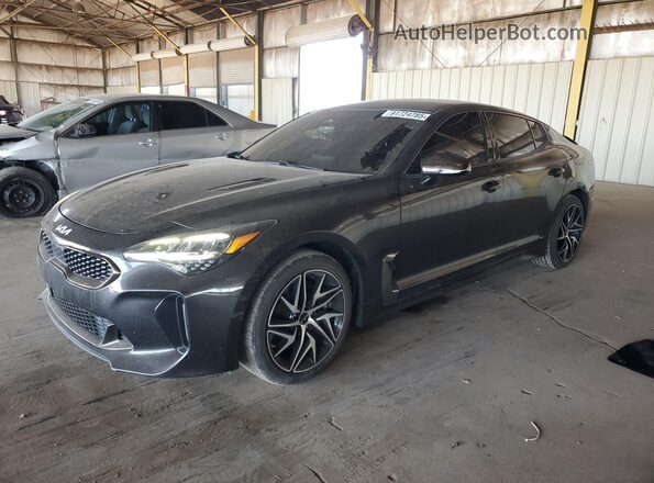 KNAE35LDXP6129179 2023 KIA STINGER Угольный Передняя левая четверть