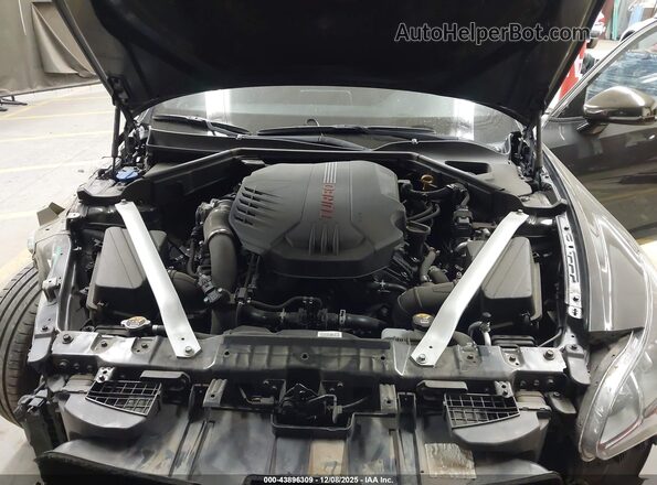 KNAE45LC1M6097268 2021 KIA STINGER Черный Вид сзади