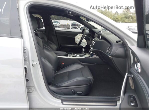 KNAE45LC2L6074077 2020 KIA STINGER Gray წინა სალონის ხედი