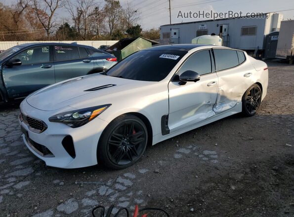 KNAE55LC9P6129160 2023 KIA STINGER Белый Передняя левая четверть