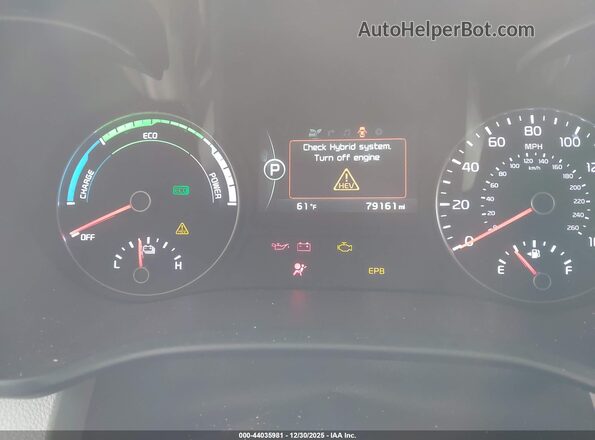 KNAGU4LE2H5014009 2017 KIA OPTIMA HYBRID Белый Вид задних сидений