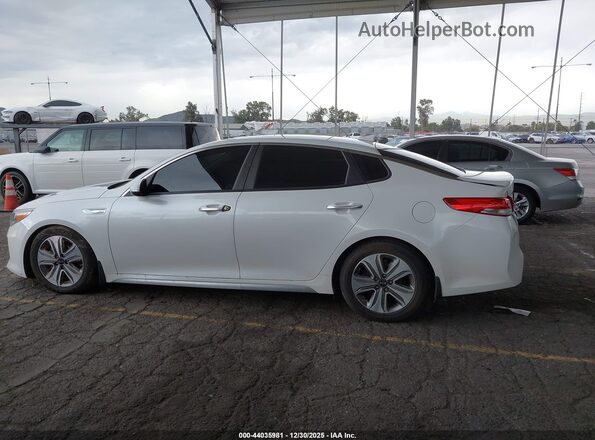 KNAGU4LE2H5014009 2017 KIA OPTIMA HYBRID Белый Панорамный вид салона 360°
