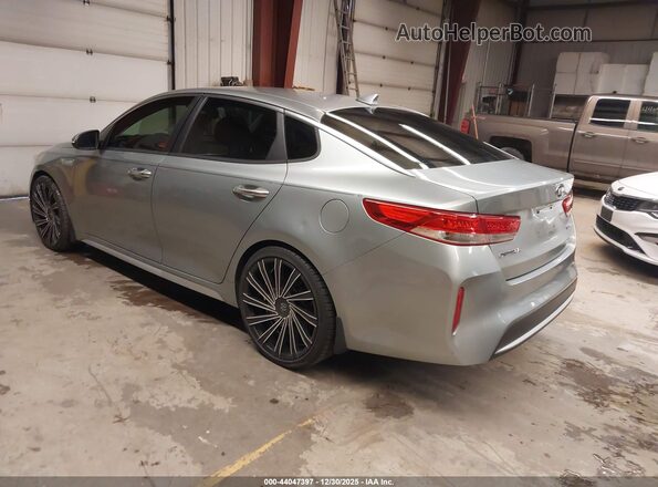 KNAGU4LE5H5014568 2017 KIA OPTIMA HYBRID Зеленый Задняя левая четверть