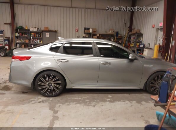 KNAGU4LE5H5014568 2017 KIA OPTIMA HYBRID Зеленый Вид задней части салона
