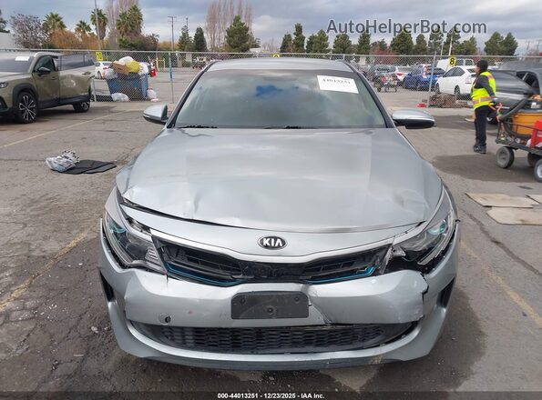 KNAGV4LD1J5025089 2018 KIA OPTIMA PLUG-IN HYBRID Серый Вид щитка приборов