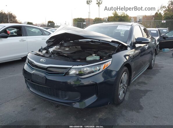 KNAGV4LD5J5022650 2018 KIA OPTIMA PLUG-IN HYBRID Dark Blue Przód lewy