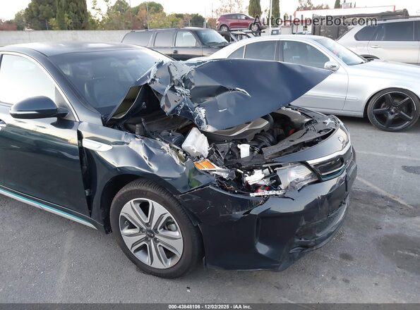KNAGV4LD5J5022650 2018 KIA OPTIMA PLUG-IN HYBRID Dark Blue Widok z przodu