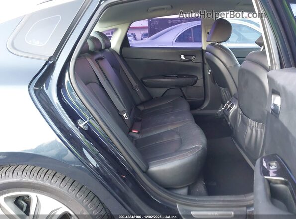 KNAGV4LD5J5022650 2018 KIA OPTIMA PLUG-IN HYBRID Dark Blue Widok naklejki z numerem VIN