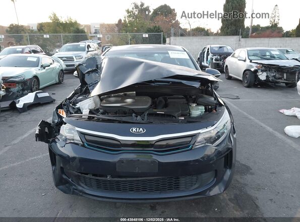 KNAGV4LD5J5022650 2018 KIA OPTIMA PLUG-IN HYBRID Dark Blue Widok zestawu wskaźników
