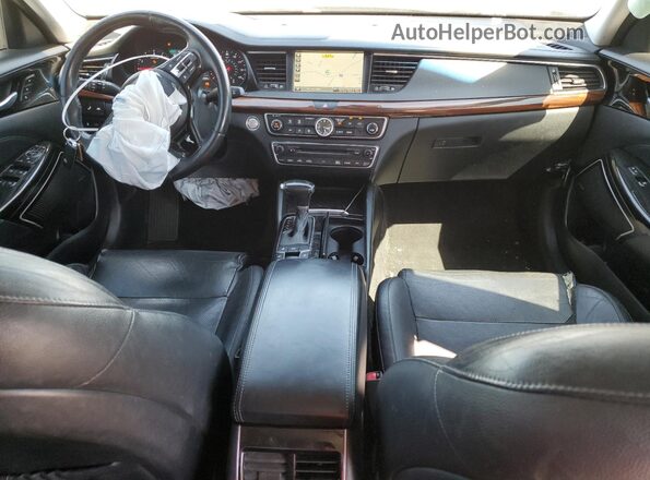 KNALC4J13H5062653 2017 KIA CADENZA Silver Widok deski rozdzielczej