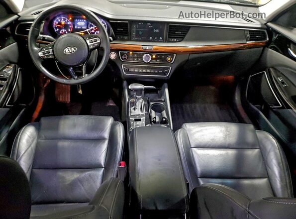 KNALC4J17K5153299 2019 KIA CADENZA Черный Вид панели приборов