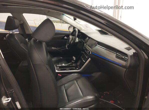 KNALC4J19L5220163 2020 KIA CADENZA Black Widok wnętrza z przodu
