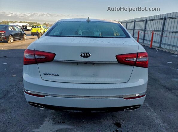 KNALN4D70G5221122 2016 KIA CADENZA White Вид ззаду