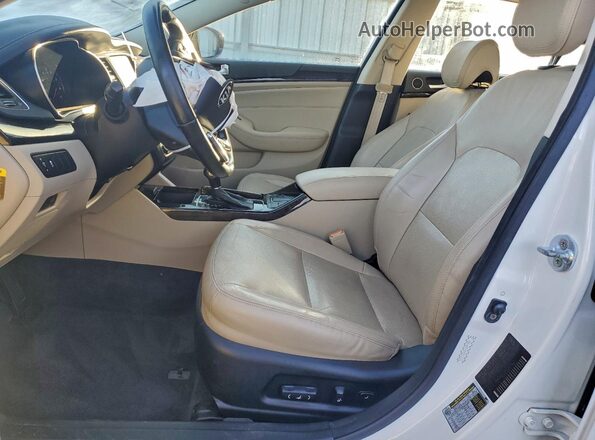 KNALN4D70G5221122 2016 KIA CADENZA White Вид салону спереду