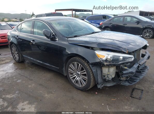 KNALN4D73G5221325 2016 KIA CADENZA Black Front right