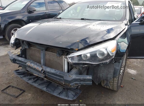 KNALN4D73G5221325 2016 KIA CADENZA Black Front view