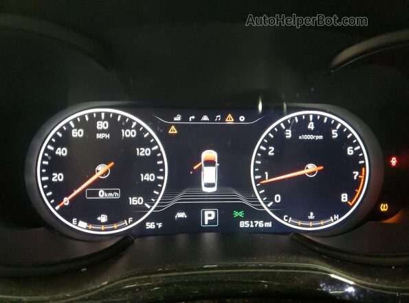 KNALW4D47H6036080 2017 KIA K900 Белый Вид щитка приборов