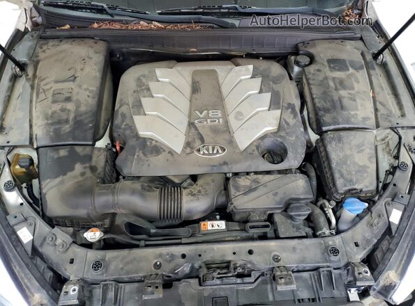 KNALW4D47H6036080 2017 KIA K900 Белый Вид задней части салона