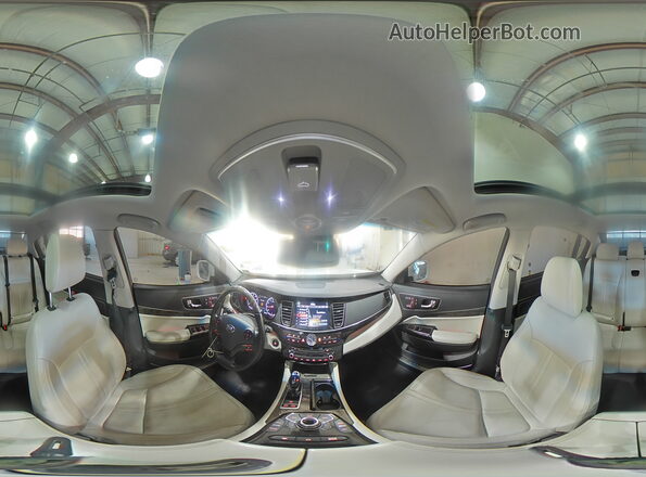 KNALW4D47H6036080 2017 KIA K900 Белый Панорамный вид салона 360°