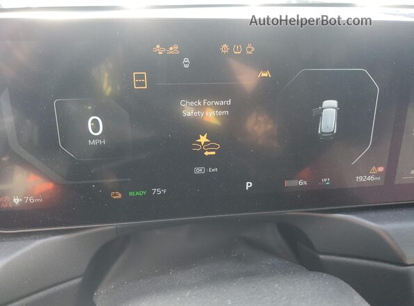 KNDAFFS52R6037592 2024 KIA EV9 Gray Widok zestawu wskaźników
