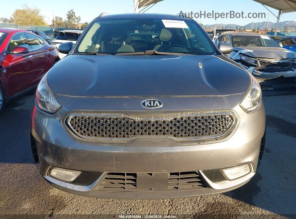 KNDCB3LC2J5146225 2018 KIA NIRO Серый Вид задней части салона
