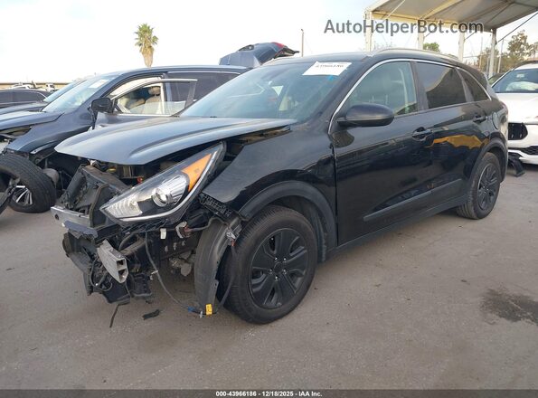 KNDCB3LC2J5203569 2018 KIA NIRO Black წინა მარცხენა ხედი სამი მეოთხედიდან