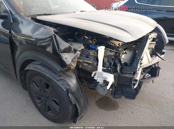 KNDCB3LC2J5203569 2018 KIA NIRO Black წინა ხედი