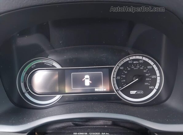 KNDCB3LC2J5203569 2018 KIA NIRO Black უკანა სავარძლების ხედი