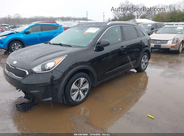 KNDCB3LC3J5151420 2018 KIA NIRO Черный Передняя левая четверть