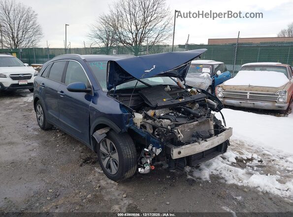KNDCB3LC3J5211146 2018 KIA NIRO Синий Передняя правая четверть