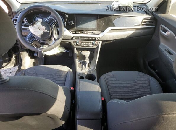 KNDCB3LC4M5467915 2021 KIA NIRO Черный Вид панели приборов